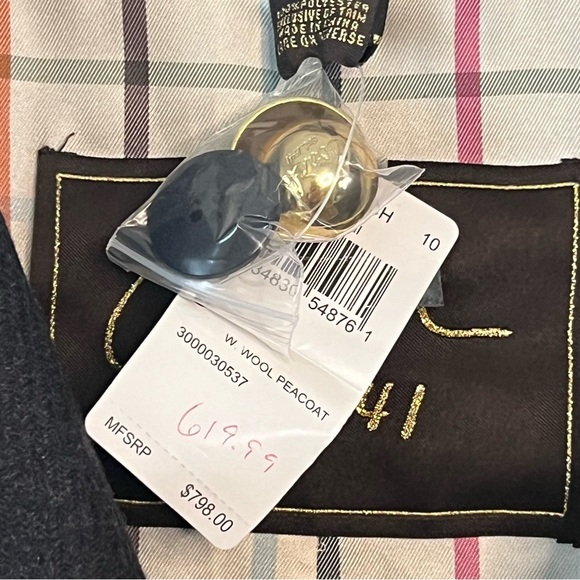 NWT Coach Women’s Pea Coat-Sz 10 - Picture 4 of 12